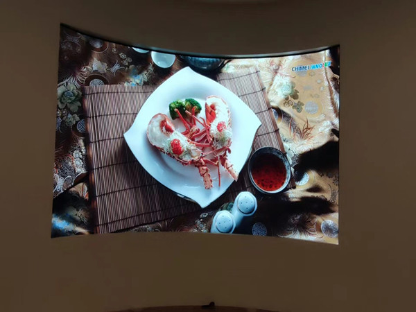 岳西室内P2.5弧形LED屏